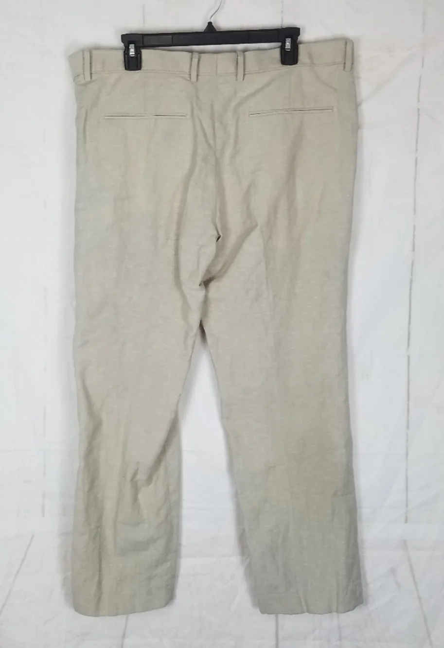Merona tan skin fit Corte cenido linen blend pants